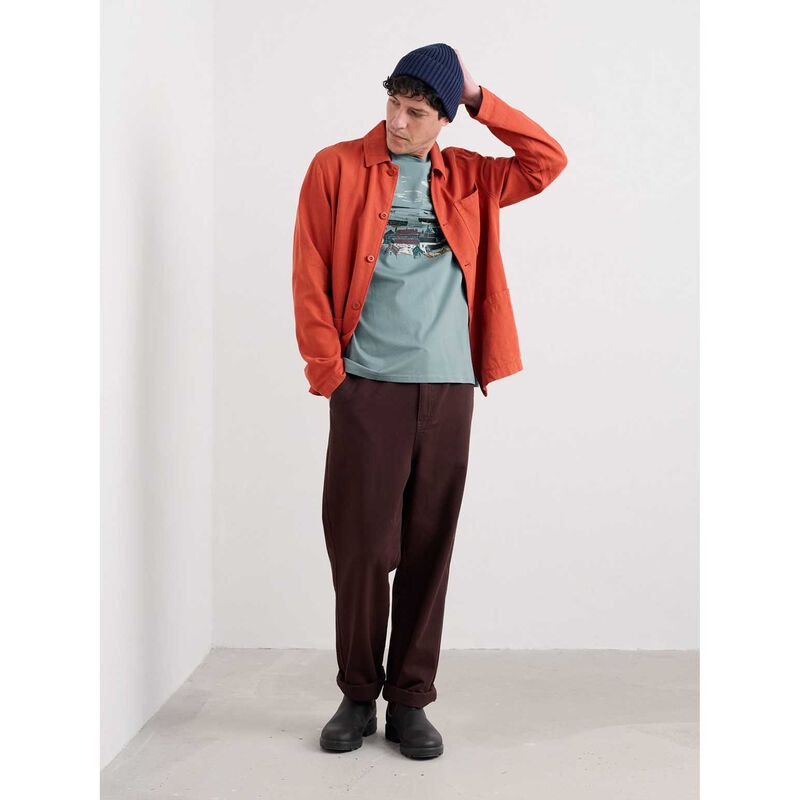 Seasalt Cornwall Midwatch T-Shirt Harbour View Light Wade image number 2